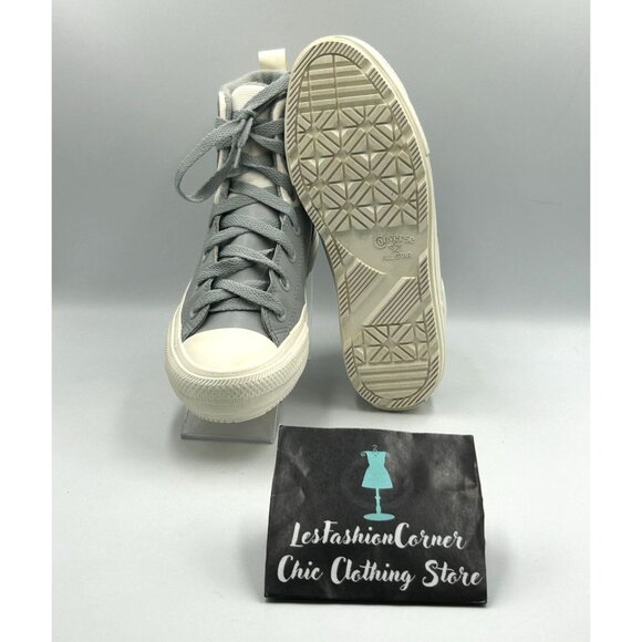 Converse Chuck Taylor All Star Men's Gray Hi Berkshire Boot Size 6 Wo's 8 3216 - Picture 3 of 16